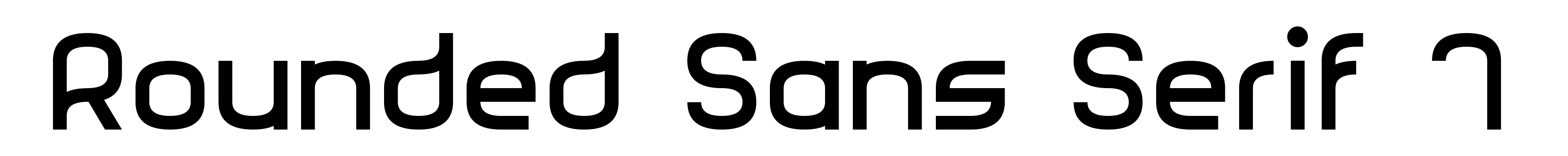 Rounded Sans Serif 7